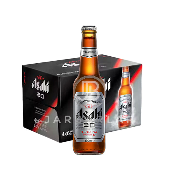 Asahi Super Dry Bottle 24x330ml | Online wine & alcohol delivery Jarbarlar