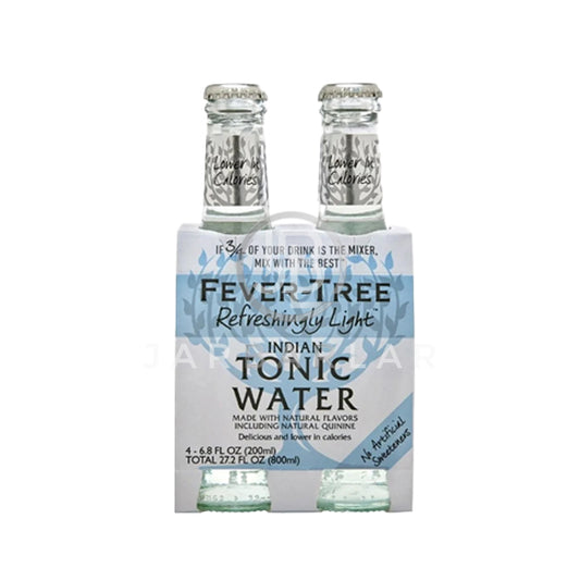 Fever Tree Refreshingly Light Tonic Water 4x200ml | Online wine & alcohol delivery Jarbarlar