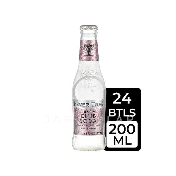 Fever Tree Soda Water 24x200ml-Beverages-jarbarlar