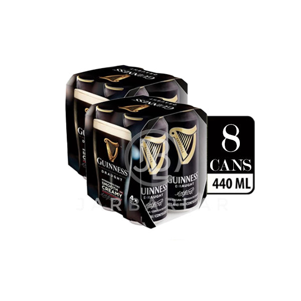 Guinness Draught Beer Can 8x440ml | Beer Cider | Jarbarlar-Beer-jarbarlar