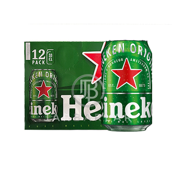Heineken Can 12x330ml | Online wine & alcohol delivery Jarbarlar