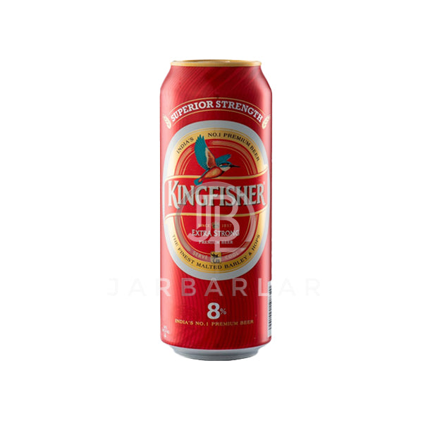 Kingfisher Extra Strong Beer Can 24x490ml | Online wine & alcohol delivery Jarbarlar