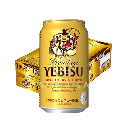 Yebisu Premium Beer 350ml x 24 cans