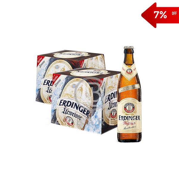 Double Erdinger Weisser Bottle 24x500ml | Beer Cider | Jarbarlar-Beer-jarbarlar