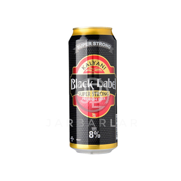 Kalyani Black Label Super Strong Premium Beer Can 24x490ml | Online wine & alcohol delivery Jarbarlar