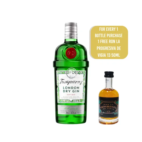 Tanqueray London Dry Gin 700ml (Free Gift)