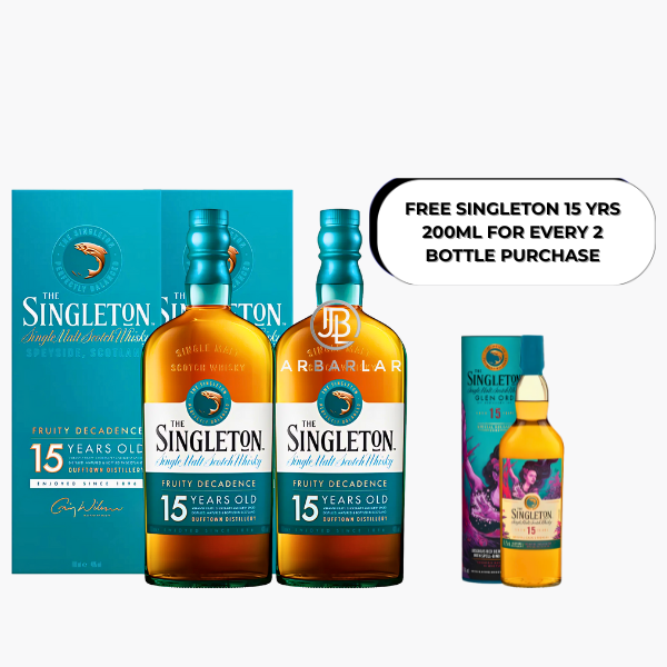 Singleton Of Dufftown 15 Year 700ml (Agent Stock) (Free Singleton of Glen Ord 15 Year Old Special Release 2022 200ml With 2 bottles purchase)